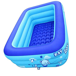 WFIT Piscina De Remo, Piscina Inflable Rectangular Familiar, Soplo para Niños Piscinas para Niños Piscina De Plástico Duro, Pequeña Piscina para Jardi en oferta