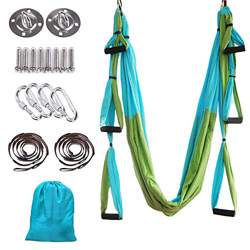 MelkTemn Yoga Aéreo Hamaca de Yoga/Yoga Aéreo/Yoga Trapecio,Tafetán de Nailon Antigravedad Swing Sling Inversión para Colgarse y Aliviar el Dolor de E en oferta