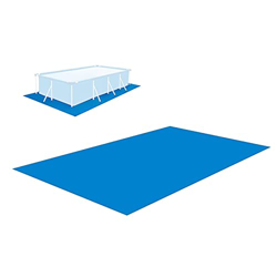 Estera De Piscina ，Paño De Suelo Rectangular para Piscina, Tapete Azul para Piscina, Paño De Piso Plegable para Piscina, Protector De Piso, Paño De Pi en oferta