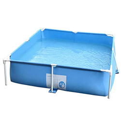 Piscina De Estructura Familiar Pequeña Piscinas para Adultos Piscinas Soporte para Piscina Infantil Estanque De Peces Plegable Al Aire Libre Desagües  características