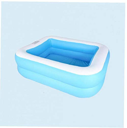 Piscina inflable para adultos de los niños al aire libre del patio trasero del verano, 110 * 88 * 33 cm, azul y blanco características