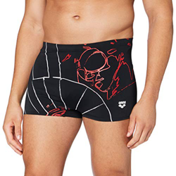 ARENA M Short Bañador Corto Hombre One Impressions, Black-Multi, 80 precio