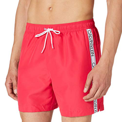 Calvin Klein Medium Drawstring Bañador para Hombre, Corazón Rosa, XL características