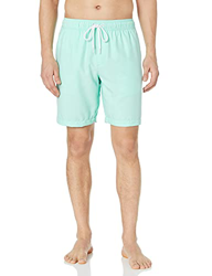 Amazon Essentials Bañador de 9"de secado rápido fashion-swim-trunks, Mint, US L (EU L) en oferta