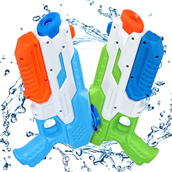 Magicfun Pistola Agua Niños, 2 Pack Pistola de Agua Chorro de Agua con 650 ml de Capacidad y 10,6 m de Larga Alcance, Pistolas Juguetes de Agua para P precio