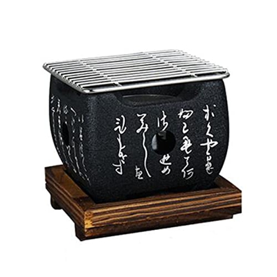 YQDHHD Parrilla de Carbón Estilo Japonés Mini Parrilla de Barbacoa Portátil con Red de Barbacoa Herramientas de Barbacoa para el Hogar para Barbacoa p