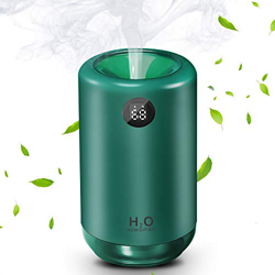 MEIDI Humidificador inalámbrico, humidificador ultrasónico Ultra silencioso portátil de 500ml, batería Recargable incorporada de 2000 mAh,Apagado auto en oferta