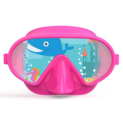 Fxexblin Gafas y Tubo Snorkeling Anti-Vaho Anti-Fuga Máscara de Buceo para niños precio