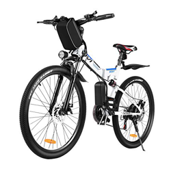 Vivi Bicicleta Eléctrica Plegable,350W Bicicleta De Montaña Eléctrica para Adultos,26 Pulgadas E-Bike Bicicleta Electrica Montaña, Shimano de 21 Veloc en oferta