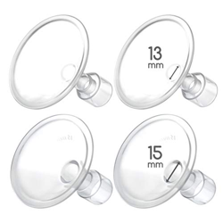 Maymom MyFit 13,15 mm escudos pequeños; compatible con bomba de pecho Medela PersonalFit, Freestyle, Harmony, Maxi, Freestyle Flex Conector a Maymom A precio