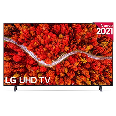 LG 50UP8000-ALEXA 2021-Smart TV 4K UHD 126 cm (50") con Procesador Quad Core, HDR10 Pro, HLG, Sonido Virtual Surround, HDMI 2.0, USB 2.0, Bluetooth 5.