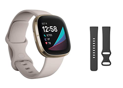 Fitbit Oferta Incluye el Smartwatch Sense con Herramientas de la Salud del corazón, y una Correa Adicional precio