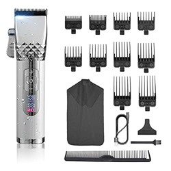 BOUNDAIR Cortapelos Hombre, Barbero Profesional Electrico Cortador, Maquina Cortadora de Pelo Recargable Recortador de Barba y Cortapelos Máquina Afei en oferta