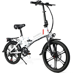 Nueva Versión Bicicleta Eléctrica de 20 Pulgadas, Bicicleta Eléctrica Plegable 350W 48V 10.4AH con Pantalla LCD & Luces de Bicicleta Delanteras y Tras precio