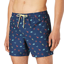 Springfield Bañador para Hombre, Estampado Azul, M características