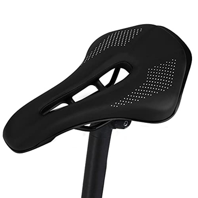 LINGSFIRE Asiento de Bicicleta, Sillin Bicicleta Montaña, Cojín de Asiento de Bici de Gel Ergonómico y Cómodo, Impermeable y Transpirable para Bici MT