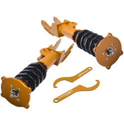 2 piezas de suspensión delantera Coilovers compatible para Porsche Cayenne 2002-2010 puntales de resorte en espiral en oferta