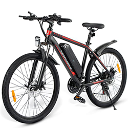 SAMEBIKE Ebike Bicicleta de Montaña de 26 Pulgadas, Bicicleta de Montaña Eléctrica para Adultos 350W 36V 10AH, Bicicletas Eléctricas Hombres Mujeres I en oferta