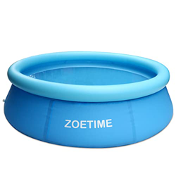 Zoetime Piscina Inflable Piscina Infantil para la Familia, Piscina de Tamaño Completo para la Fiesta Acuática de Verano al Aire Libre Fácil de Montar, características