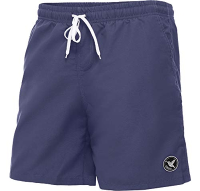 Ladeheid Bañador de Natación Short Baño Hombre LA40-129 (Jeans Oscuro, 5X-Large)