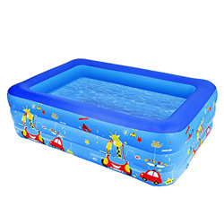 KKTECT Piscinas inflables Piscinas para niños Los 210 * 145 * 65cm Piscina Inflable para niños para niños, Adultos, al Aire Libre, jardín, Juego de Ac precio