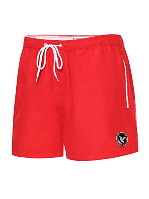 Ladeheid Bañador de Natación Short Baño Hombre LA40-199 (Rojo, 5XL)