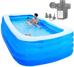 MTX-RM Piscina Inflable para Adultos con Bomba De Aire Profundo Rectangular De Interior Rectangular Grande sobre La Piscina De Tierra, Fácil Instalaci precio