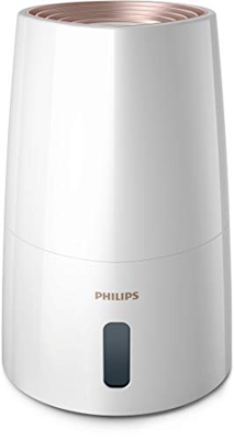 Philips 3000 Serie HU3916/10 - Humidificador con tecnología higiénica NanoCloud, modo nocturno, modo automático, depósito de agua de 3 L, hasta 45m², 