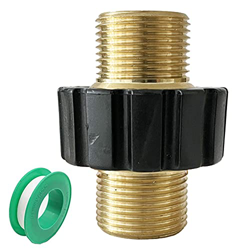 Conector rápido para manguera de lavadora a presión M22 de 1,5 mm, rosca macho métrica M22 de 14 mm a acoplador de extensión de manguera M22 de 15 mm, en oferta