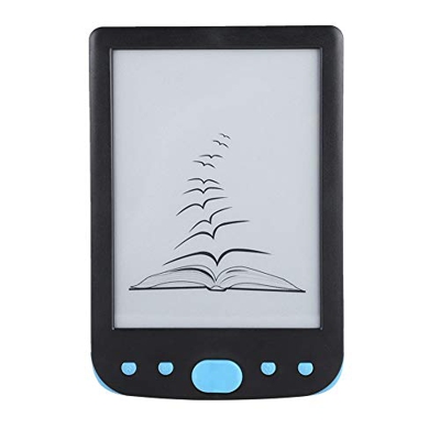 E-Ink 6in 800 * 600 HD Lector de Libros electrónicos fácil de Leer con batería de Gran Capacidad, Máximo 32GB TF Tarjeta Lector de Libros electrónicos