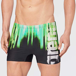 ARENA M Drawing Short Shorts, Hombre, Black/Multi, 80 en oferta