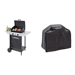 Campingaz Xpert 100 L Barbacoa gas, parrilla gas con dos quemadores compactos + Landmann 0276 Grill Chef Series - Funda protectora para barbacoa, 110  características