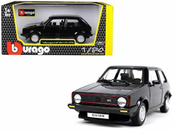 Bburago VW Golf Gti Mk1 1979 Nero 1:24 Scala Modellino Auto - 18-21089BK características