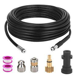 Manguera para lavadora de alta presión, 400 BAR 5800 PSI Kit de limpieza de manguera de tubería de desagüe para lavadora a presión para la serie Karch en oferta