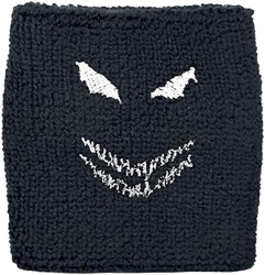 Disturbed Face - Wristband Unisex Muñequera Negro, 80% algodón, 12% Elastano, 8% poliéster, precio