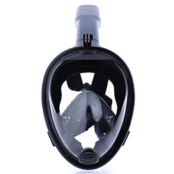 Grupo K-2 Wonduu Máscara de Buceo Cara Completa Negra Talla L/XL para Snorkel Hipoalergénica 180º Xy-001 precio