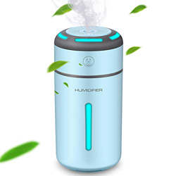 MEIDI Humidificador Ultrasónico,Difusor de humidificador de Vapor frío ultrasónico silencioso portátil USB con Modo de Niebla Ajustable, 7 Luces noctu en oferta