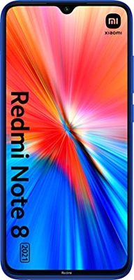 Xiaomi Redmi Note 8 Edición 2021- Smartphone 4GB RAM + 64GB ROM MediaTek Helio G85 Octa-Core Processor, Azul (Versión ES/PT)