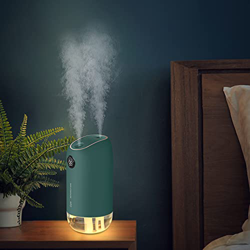 KANINO Humidificador Ultrasónico 500ML Portátil, Humidificador de Bebes con Luces Nocturnas Apagado Automático, Mini humificadores de Casa con 2 Filtr en oferta