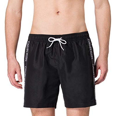 Calvin Klein Medium Drawstring Bañador para Hombre, Pvh Negro, XXL