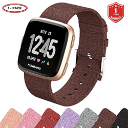 FunBand Fitbit Versa/Versa 2/Versa Lite Correa Tejida, Edición Correa de Repuesto para Mujeres Hombres de Liberación Rápida Correa para Fitbit Versa/V precio