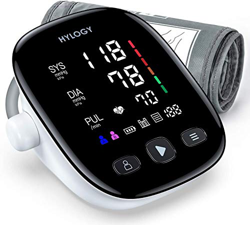 Tensiómetro de Brazo, Monitor de Presión Arterial Digital Automatico con Gran Pantalla Led, Deteccion de Irregular Arritmia, Brazalete 22-42cm, 2x90 M precio