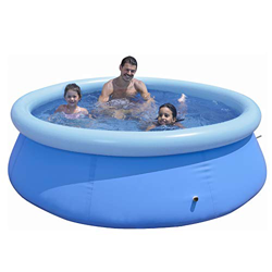 Piscina inflable, GJCrafts 240 * 240 * 63cm Piscina Redonda grande PVC de 3 Capas Acomodar de 1 a 8 personas, Resistente al Desgastede Plegable Piscin precio