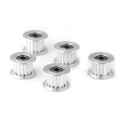 5Pcs 2GT Accesorios de Aluminio de la Impresora de Polea 3D, 3mm / 5mm de la Rueda 16/20 o sin Dientes para el Ancho de la Correa 6 mm / 10 mm(W6mm, 1 características