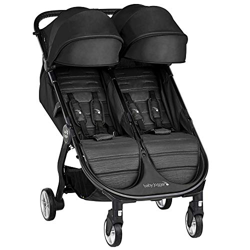 Baby Jogger City Tour 2 Doble Jet - Cochecito gemelar desde nacimiento. Color negro en oferta