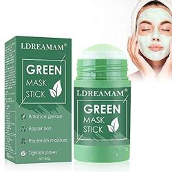 Mascarilla Sólida de Control de Aceite,Mascarilla de té Verde,Deep Cleansing Mask,Hidratar Piel, Limpieza Profunda, Ajustar el Equilibrio de Agua y Ac características