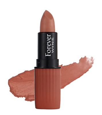 WYNIE Forever Barra de Labios Mate Cremosa Nude Pintalabios de Larga Duración Acabado Aterciopelado Tono 006 - 3.5 gramos