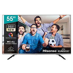 Hisense 55E76GQ QLED 2021 Gaming Series, 55 pulgadas 4K UHD Dolby Vision HDR Smart TV con Youtube, Netflix, Freeview Play y Alexa Built-in, HDMI 2.1,  en oferta