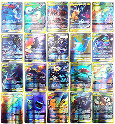 Cartas Pokemon, AUMIDY 100 Piezas Pokemon Cartas, 95GX Cartas + 5Mega Cartas, Pokemon Trading Cards, Tarjetas de Pokemon, Cartas Coleccionables, Train precio