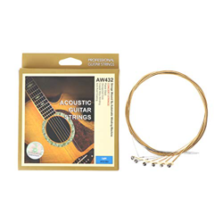 WT-DDJJK Sintonizador, Alice AW432 6pcs / Set Cuerdas de Guitarra acústica 011-052/012-053 Herida de aleación de Cobre precio